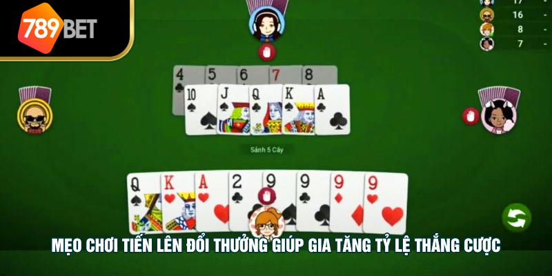Mẹo chơi tiến lên đổi thưởng giúp gia tăng tỷ lệ thắng cược
